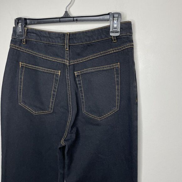 A.L.C. Jeans Womens 2 Dark Wash Straight Leg NEW 100% Cotton Denim High Rise - Picture 7 of 11